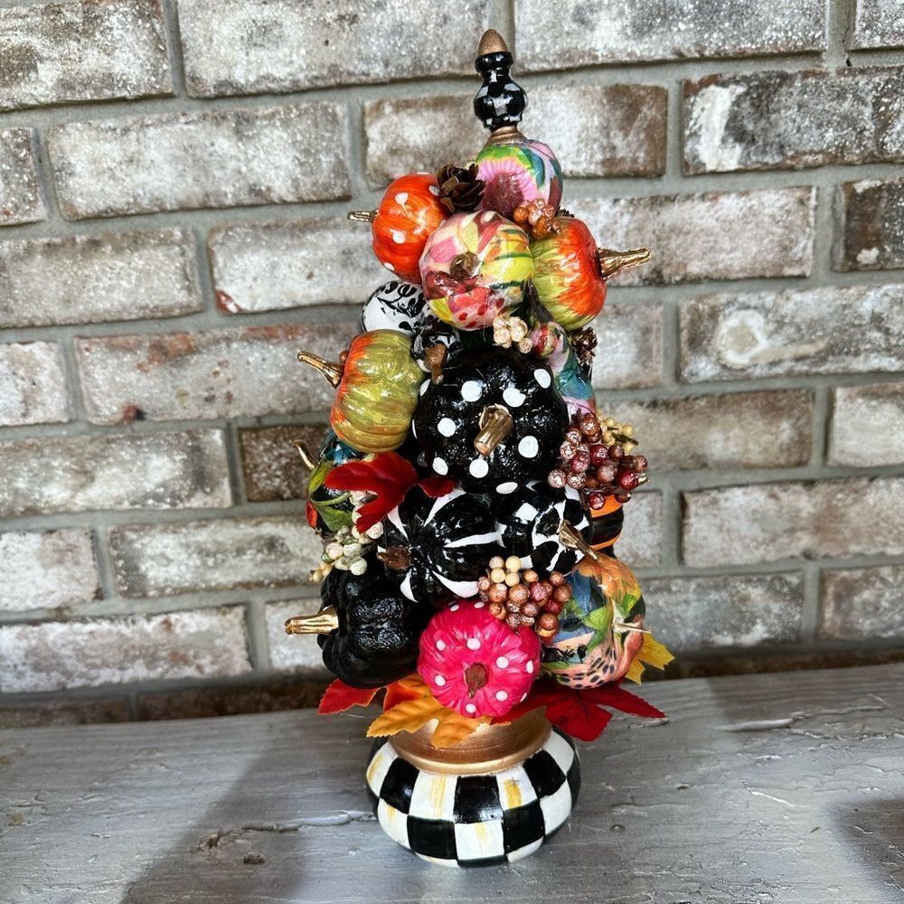 Whimsical Handcrafted Pumpkin Tree - Picture 3 of 5
